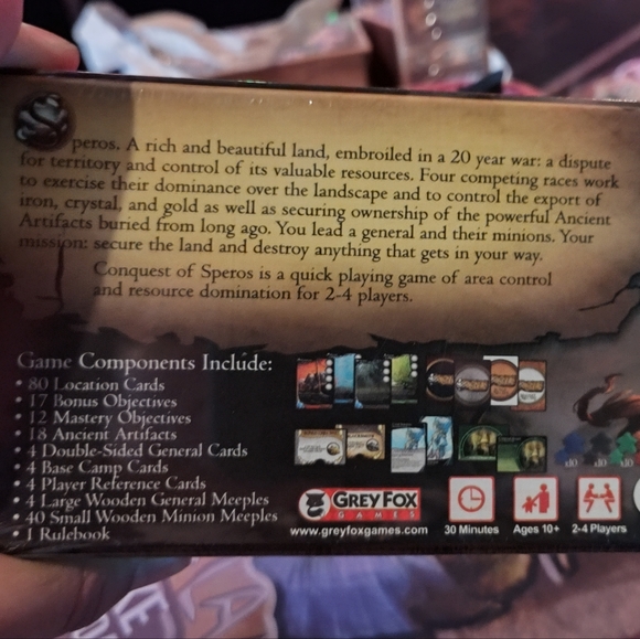 Conquest of Speros NEW Game + Gaming Mat - Picture 2 of 5